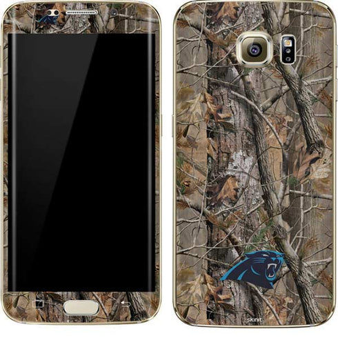 NFL Carolina Panthers Realtree AP Camo Galaxy S7 Edge Skin